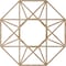 Ekena Millwork Guardian Wood Fretwork Pierced Ceiling Medallion, Red Oak, 30"OD x 11 5/8"ID x 3/8"T CMWP30X30X0375GDRO - alternate 4